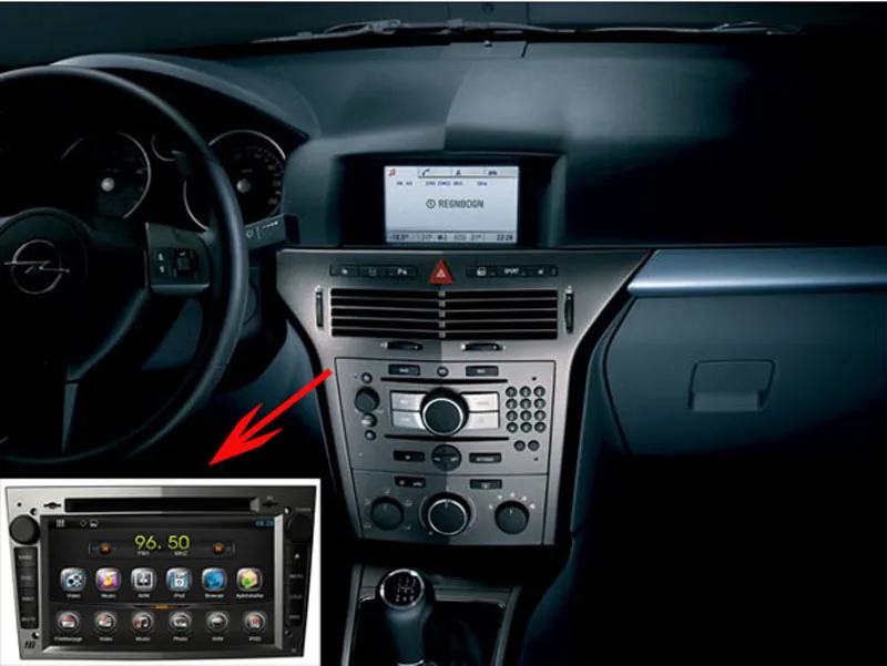 Flash Deal Android 9.0 Car DVD Multimedia Player For Opel MERIVA ZAFIRA Vectra Corsa D Astra H ANTARA with gps navigation built in wifi 4