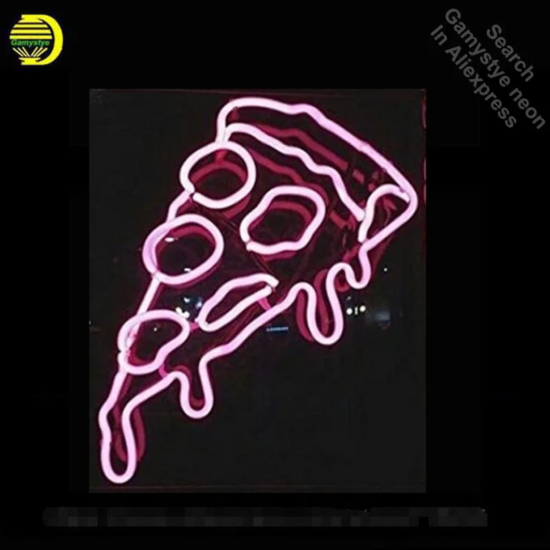 Pizza Slice Neon Sign Handcrafted Food Board Neon Bulbs Art Glass Tube Iconic Decorate Sign lite beer light signs illuminated цена Pizza Slice Neon Sign Handcrafted Food Board Neon Bulbs Art Glass Tube Iconic Decorate Sign lite beer light signs illuminated цены онлайн