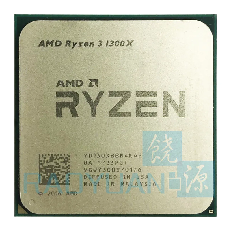 Процессор AMD Ryzen 3 1300X R3 1300X3 5 GHz четырехъядерный процессор YD130XBBM4KAE Socket AM4|Процессоры|