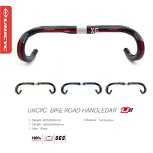ULLICYC Road Carbon Handlebar Bike Cycling Handlebar bicycle handlebar UD Carbon Bent Bar Bike Accessories 440/420/400mm WB233 rxl sl cycling carbon handlebar 28 6mm integrated handlebar road bike 400 420 440 grey ud matt bent bar bicycle handlebar