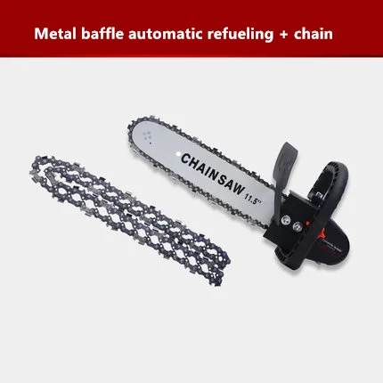 

2019 New Model DIY Electric Chain Saw Converter 11.5" Chainsaw Bracket Saw Changed Angle Grinder into Chain Saw with 10mm 11.5mm