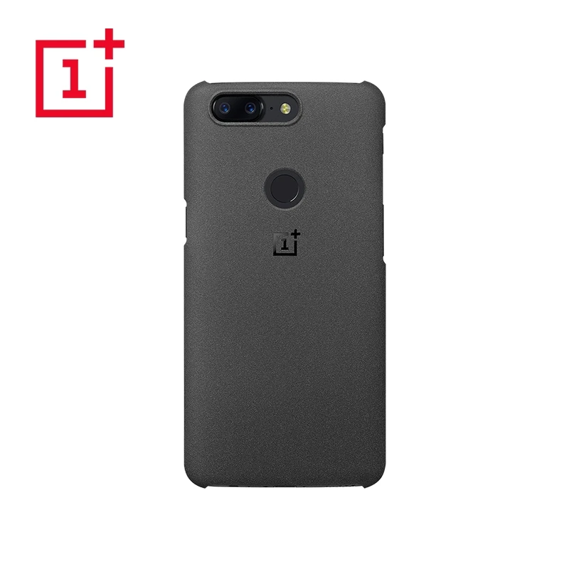 OnePlus 5T Официальный бампер чехол материал арамидное волокно PC полукруглая задняя крышка оболочка песчаник карбон для OnePlus