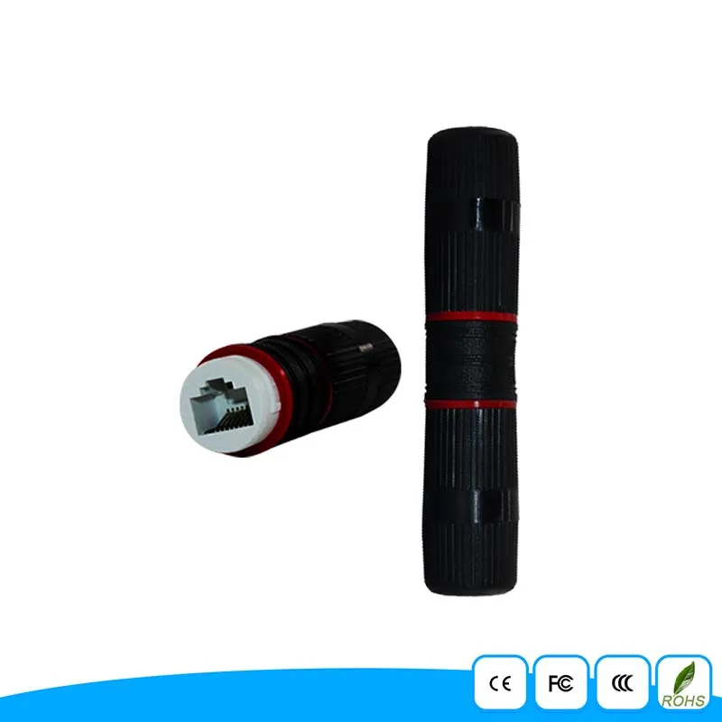 

Cat6 Ethernet Adapter 8P8C RJ45 Connector Network Extension Cable Adapter for Ethernet Cable for IP outdoor camera