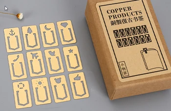 

vintage bookmark copper bookmark 12pieces 31mm*17mm