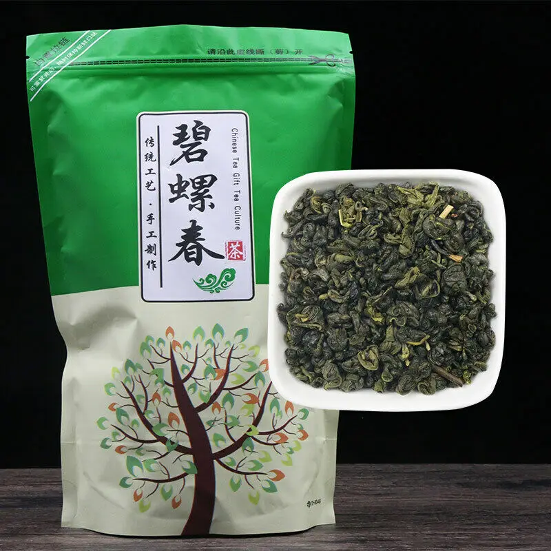 

2019 Year China Pearl Pi Lou Chun Tea Super Quality A Chines High Mountain Green Tea Pi Lou Chun Refreshment Slimming Tea