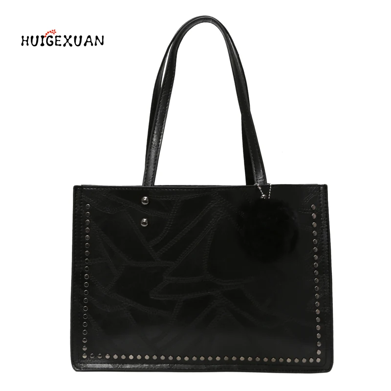 

Fashion Large Capacity Women Handbags High Quality PU Leather Handbag Casual Tote Bags Famous Designers Vintage Shoulder Bag Sac