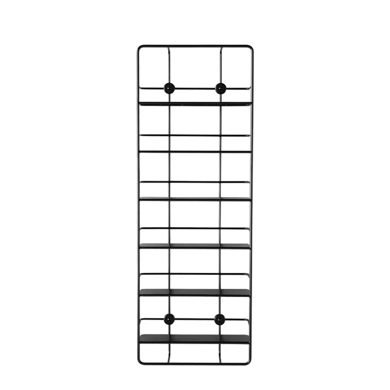 Современные Настенные классический дизайн моды Лофт металлические стальные полки Держатели для стойки вешалка крючок, дисплей демонстрационная полка стойки - Цвет: LARGE BLACK