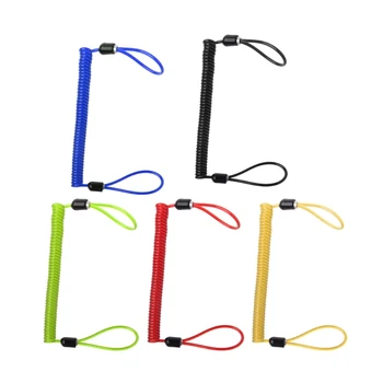

1PC 135cm Alarm Disc Lock Security Spring Reminder Cable Motorcycle Bike Scooter