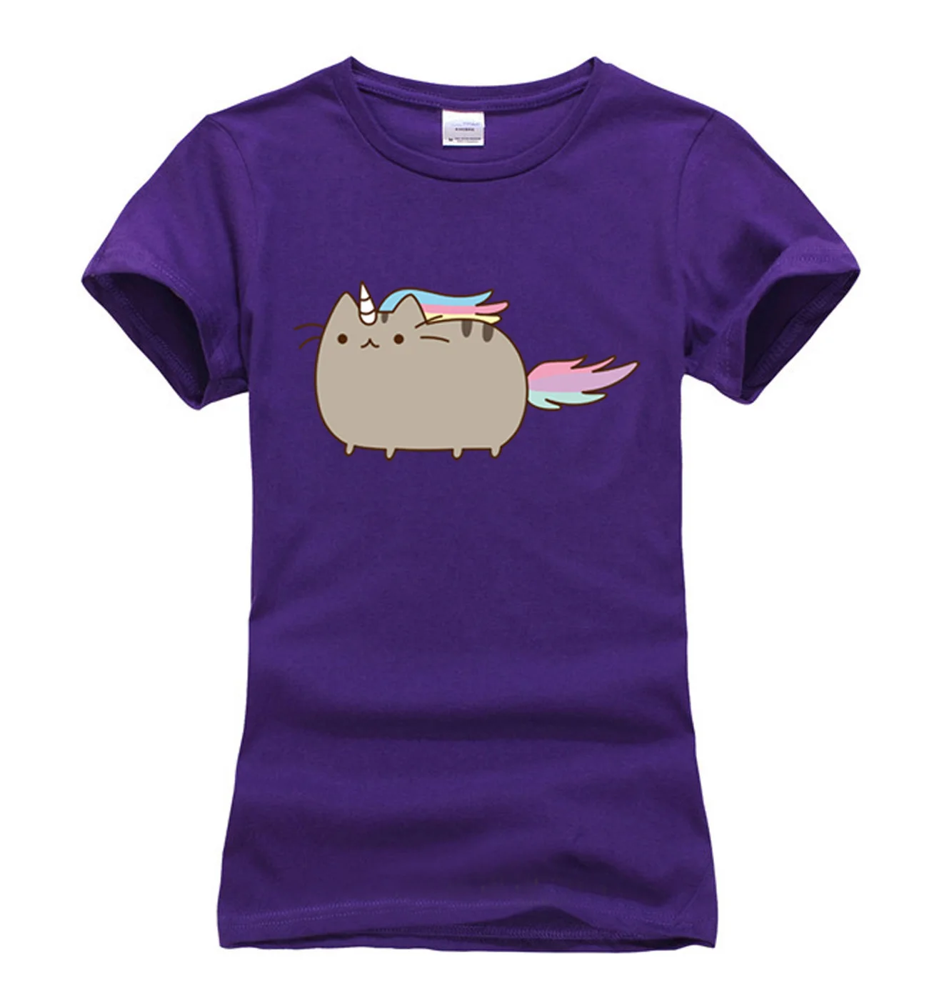 

t-shirts rosy yellow navy blue tee shirt femme 2019 women's cute cartoon camisetas short sleeve cotton size S-XL brand clothiing