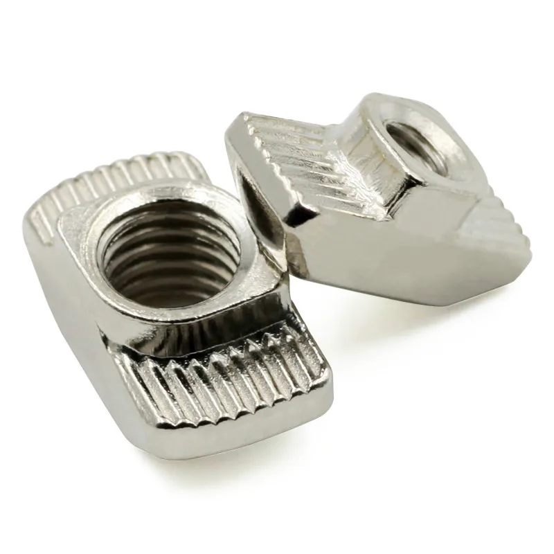 

50Pcs M3/M4/M5/M6*15.5*8 For 3030 Series Slot T-nut Sliding Nut Hammer Head T Nut Fasten Connector Aluminum Extrusions