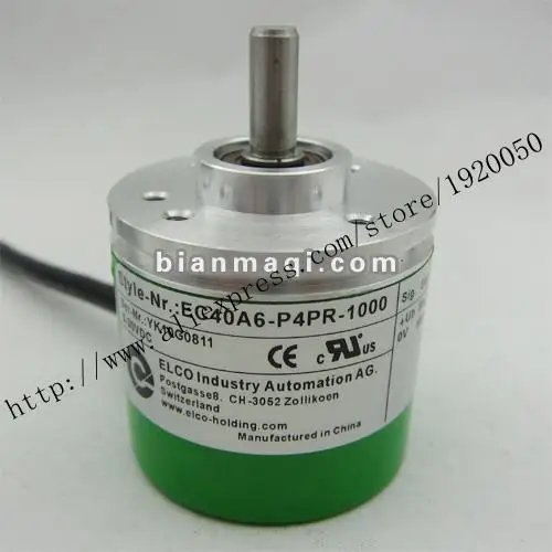 

Supply of EC40A6-P4PR-1000 Elco ELCO rotary encoder 1000P / R pulse