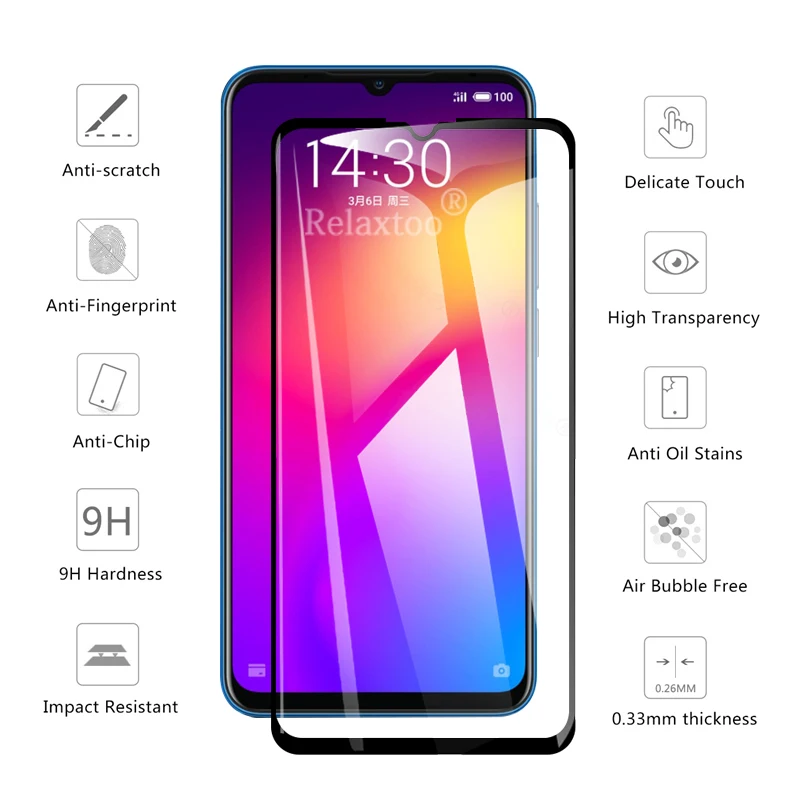 Защитное стекло для meizu note 9 чехол Защита экрана на Maisie закаленное 6 2 ''Защитная