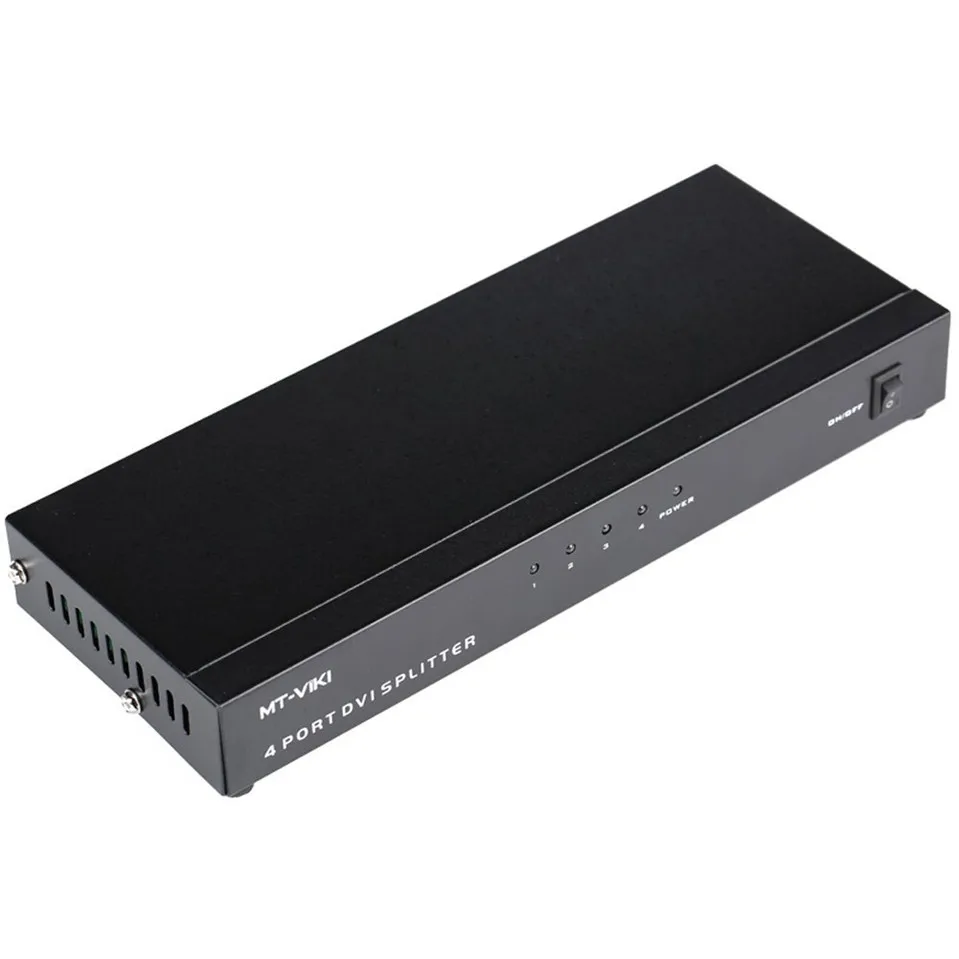 

MT-VIKI DV4H 4 Port DVI Splitter Distributor Video Sharing 1 input to 4 output multiple LCD monitor Synch Display MT-DV4H