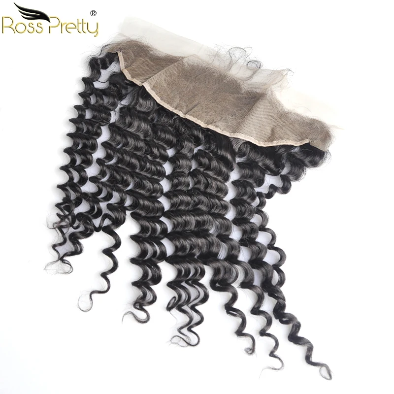 Ross Pretty Peruvian Lace Frontal Deep Wave hair Natural Color Remy Human Hair Pre Plucked Lace Front with Baby Hair Ross Pretty Peruvian Lace Frontal Deep Wave hair Natural Color Remy Human Hair Pre Plucked Lace Front with Baby Hair