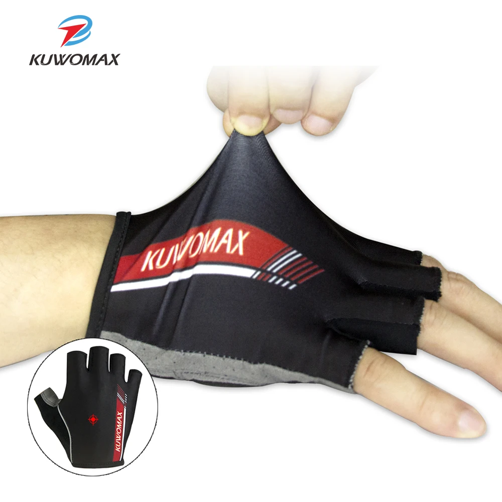 KUWOMAX велосипедные перчатки с полупальцами мужские женские летние спортивные