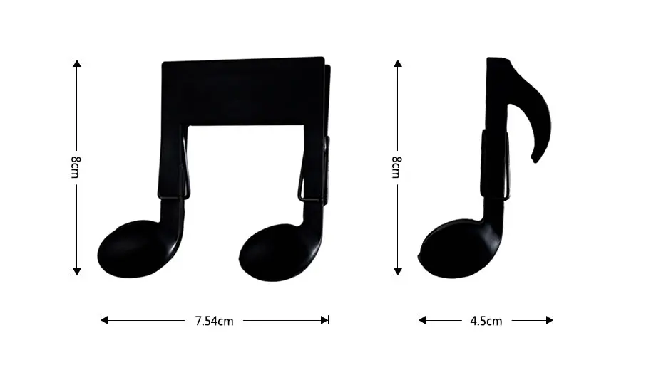2 шт. в форме музыкальной ноты пластиковые зажимы многофункциональный контейнер для закусок уплотнение уплотненные зажимы для сумок герметик зажим для домашней еды Закрыть Клип