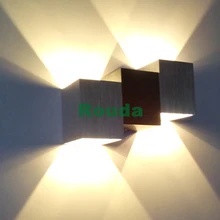 Настенные светильники для спальни 6w настенный светильник вверх вниз 120lm/w 20% off