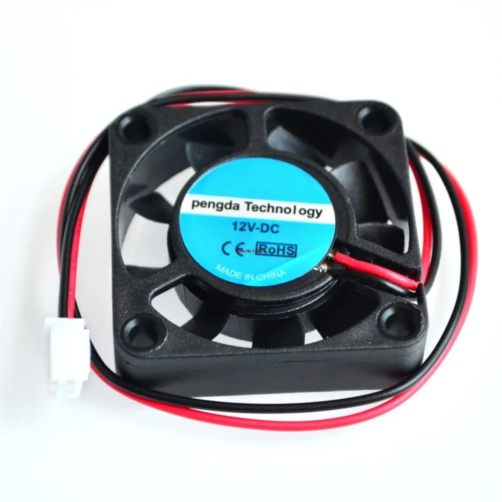 DC12V 40x40x10mm Brushless Cooling Fan 2pin Computer/RepRap 3D Printer Connector 