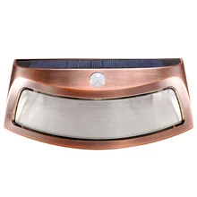 8 LEDs Solar Light Outdoor PIR Sensor Wireless Security Waterproof Smile Wall Lamp Auto OnOff For Stair Garden Doorway Lighting