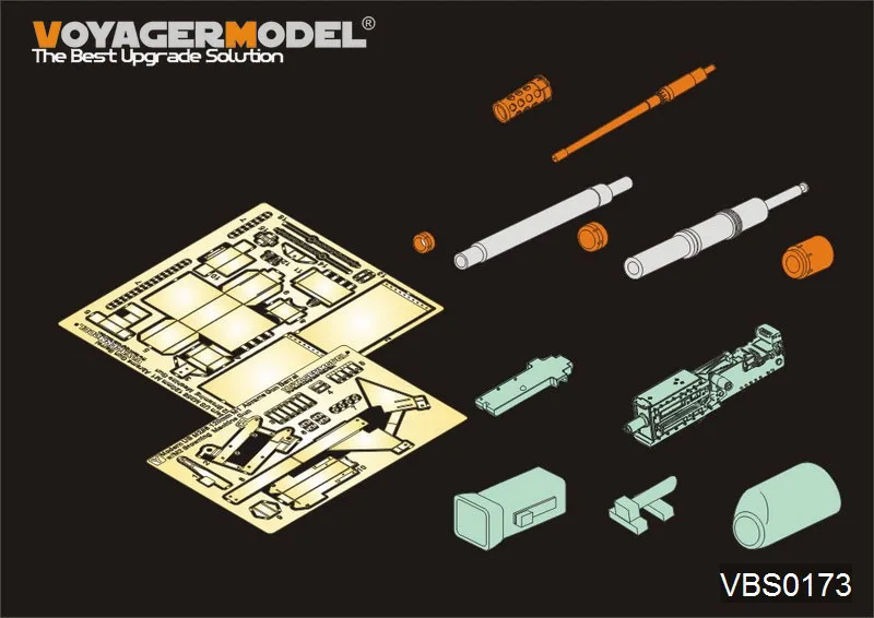 Máquina de Armas Tanques de Batalha com Barris de Metal e m2 Passatempo Modelo Voyager M1a1 - a2 Principais Coaxial Knl Vbs0173 1 principais tanques de batalha com barris de