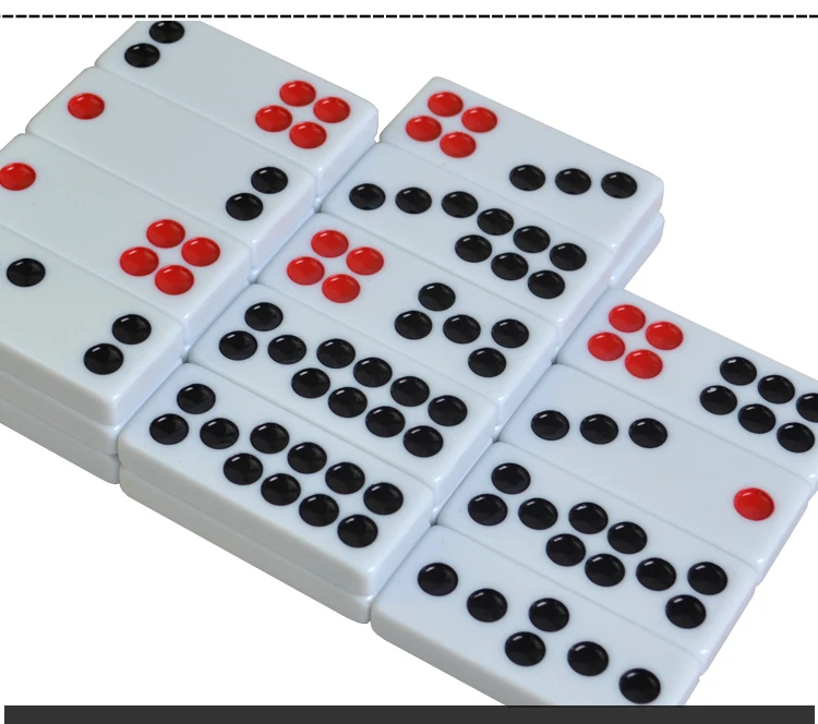 Черный и Белый домино игра Pai Gow 32 шт. домино с коробкой и 2 кубика Высокое качество настольная игра