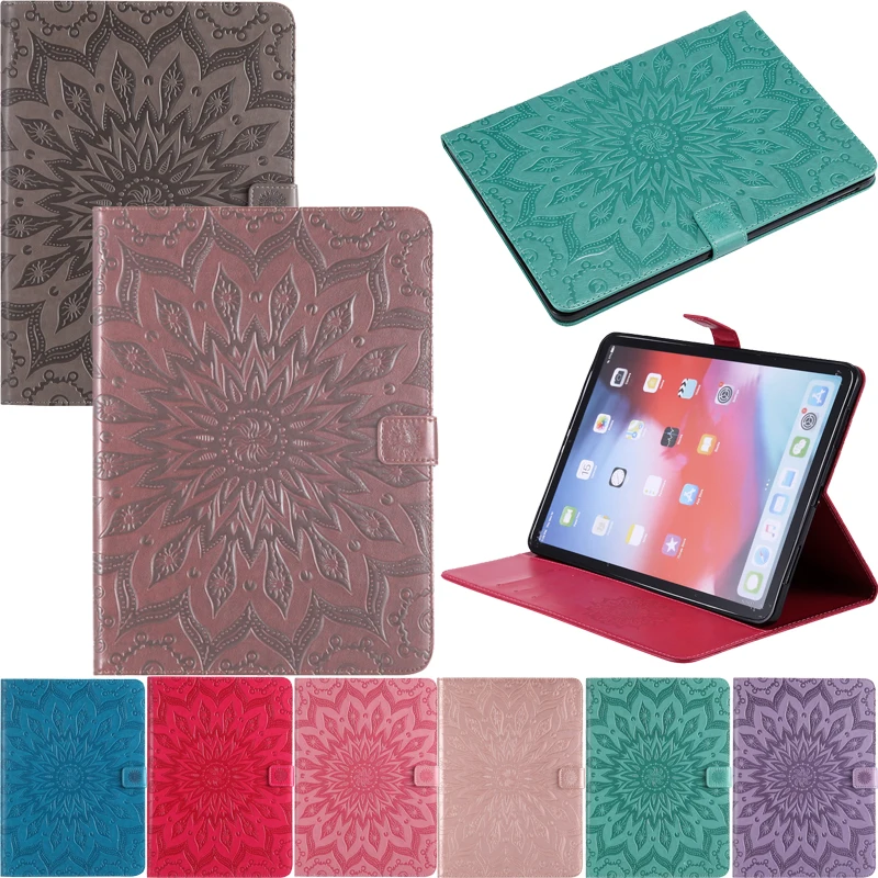 

Luxury Sunflower Leather Wallet Magnetic Flip Case Cover Shell Tablet Coque Funda Stand For Apple iPad Mini 4 A1538 A1550 7.9"