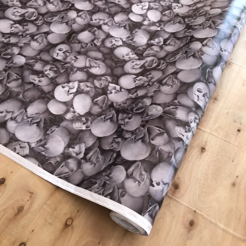 Skull Stickerbomb Vinyl Wrap-1