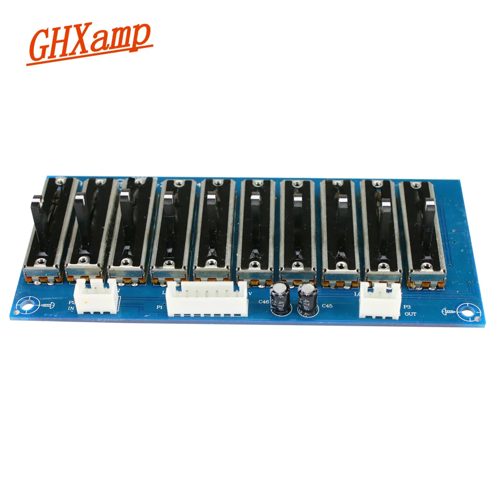 GHXAMP эквалайзер профессиональный тоновый усилитель плата 5/10/15 Road Preamp стерео