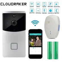 CLOUDRAKER Smart ip видеосвязь Wi-Fi видео телефон двери беспроводная камера Wi-Fi для дверного звонка для квартиры ИК-сигнализация умный беспроводной дверной Звонок