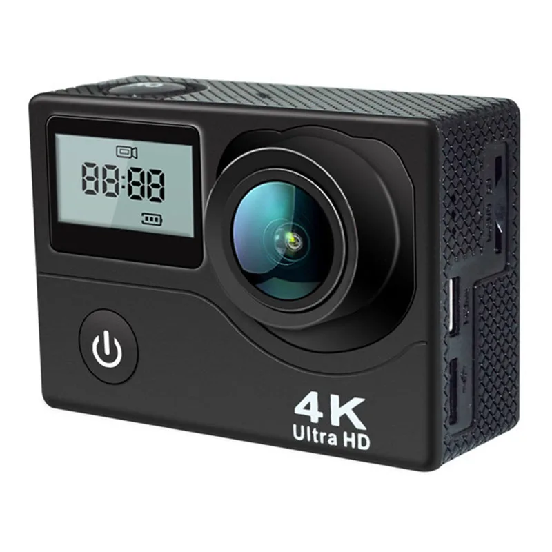AUSEK двойным экраном slim Спортивная камера 4k WI FI 2 4 г дистанционным