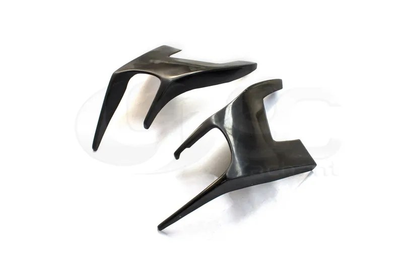 1999-2002 Nissan Skyline R34 GTR Front Bumper Garage Dedend Style Stingray Canards FRP (12)