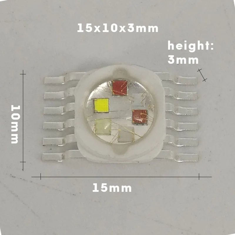 Светодиодный RGBWA+ UV 6в1 для Светодиодный RGBWA+ УФ-освещение светодиодный красный/зеленый/синий/белый/Abmer/ультрафиолетовый Быстрая SHEHDS