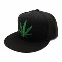 Moda Snapback Caps Chapéus de Hip Hop do Boné de Beisebol Homens Mulheres Strapback Gorras Osso Aba Reta Homme Casquette Snapback erva daninha