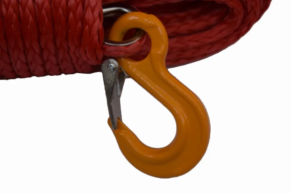 شحن مجاني 10 مللي متر * 30 m الأحمر الاصطناعية حبل رفع ، مرفاع القارب كابل ، سحب الحبال