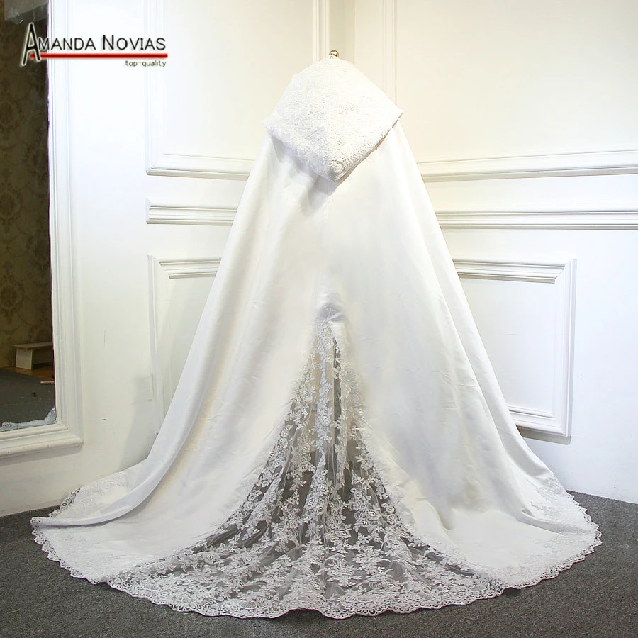 

2018 Long Lace Wedding Dress Cape Wedding wrap Wedding Jacket Wedding Bolero