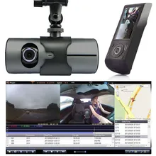 BEST DVR X3000 Camera font b Dashcam b font 2 7 1080P GPS Dual Len Car