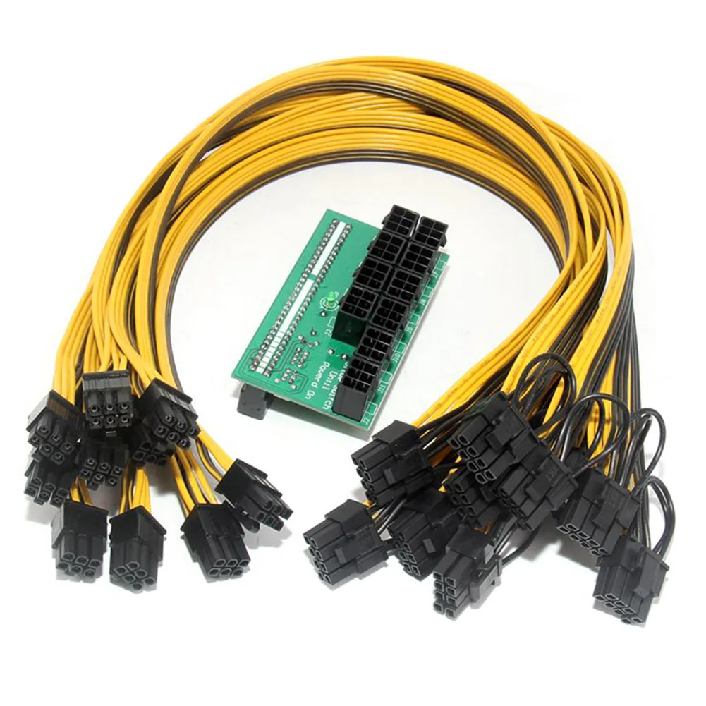 

New Breakout Board + 10pcs Cable for HP 1200w/750w Power Module Mining Ethereum GY88