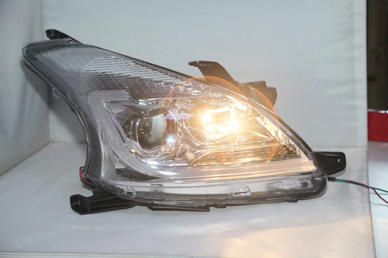 Автомобильный Стайлинг для Toyota Avanza светодиодный головной фары 2012 2013 хромированный корпус с ксеноновыми дневными ходовыми огнями