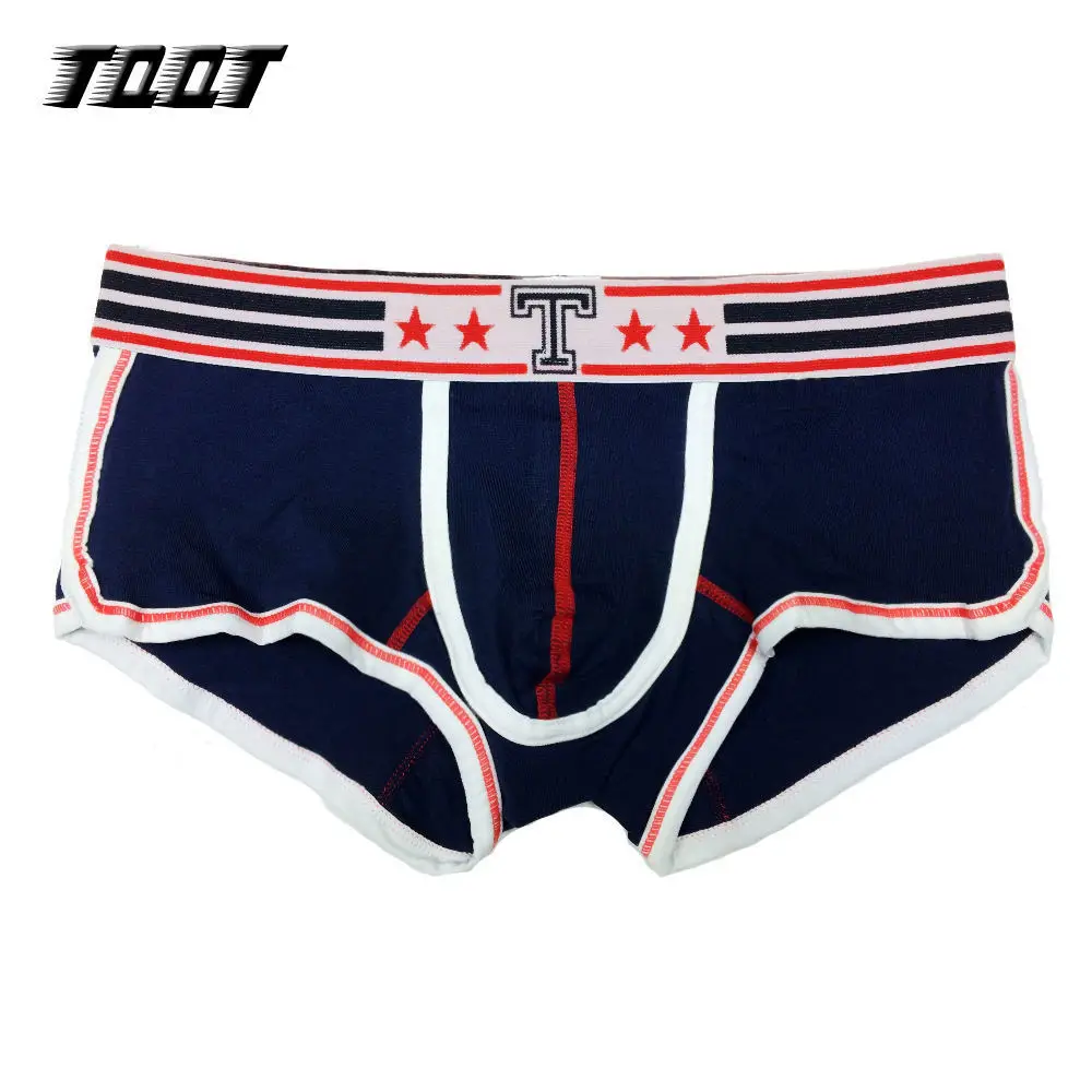 

TQQT Men Underwear Mens Boxers Hipster Underwear Wide Belt Boxers Cotton Modal Boxer Male Underpant Mr Large Size M L XL 5U0407