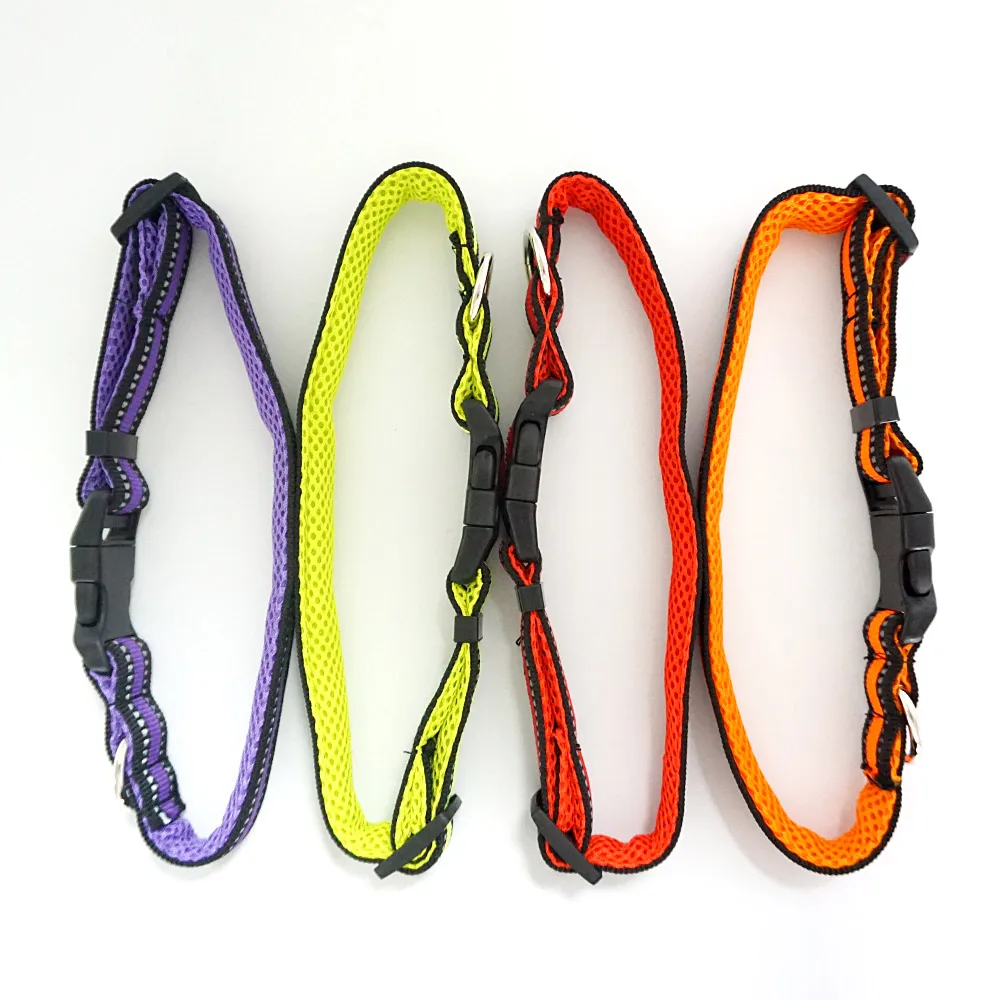 Adjustable Reflective Dog Collars Nylon Mesh Padded Reflective Collar For Dog Training Outdoor MLXL Big Size for Large Dogs (6)