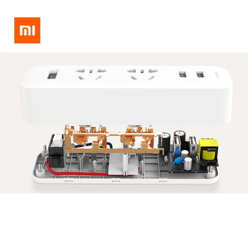 Xiaomi Mijia 5 в 2.1A 2 гнезда 2 USB быстрая зарядка H20 блок питания конвертер портативный штекер Адаптер для путешествий для дома Прямая поставка