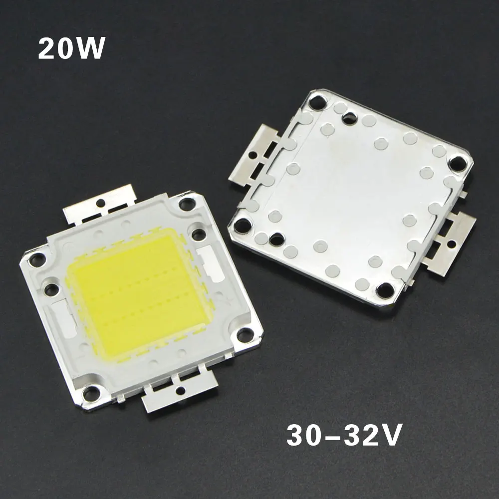 Матричный светодиодный свет 10 Вт 20 Вт 30 Вт 50 Вт 100 Вт Холодный теплый белый COB интегрированный чип светодиодная лампа для DIY прожектор освещение