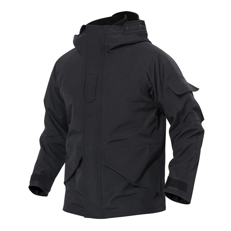 TACVASEN, зимняя камуфляжная водонепроницаемая куртка, военная тактическая куртка, пальто, Мужская армейская ветровка, теплая флисовая куртка с подкладкой