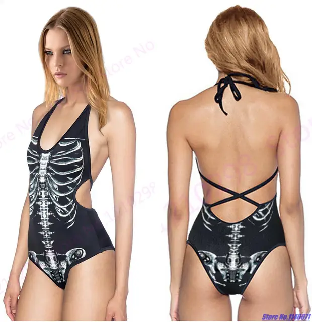 Buy Sexy Strappy Lace up One Piece Classic backless Bikini V neck Bathing Suits