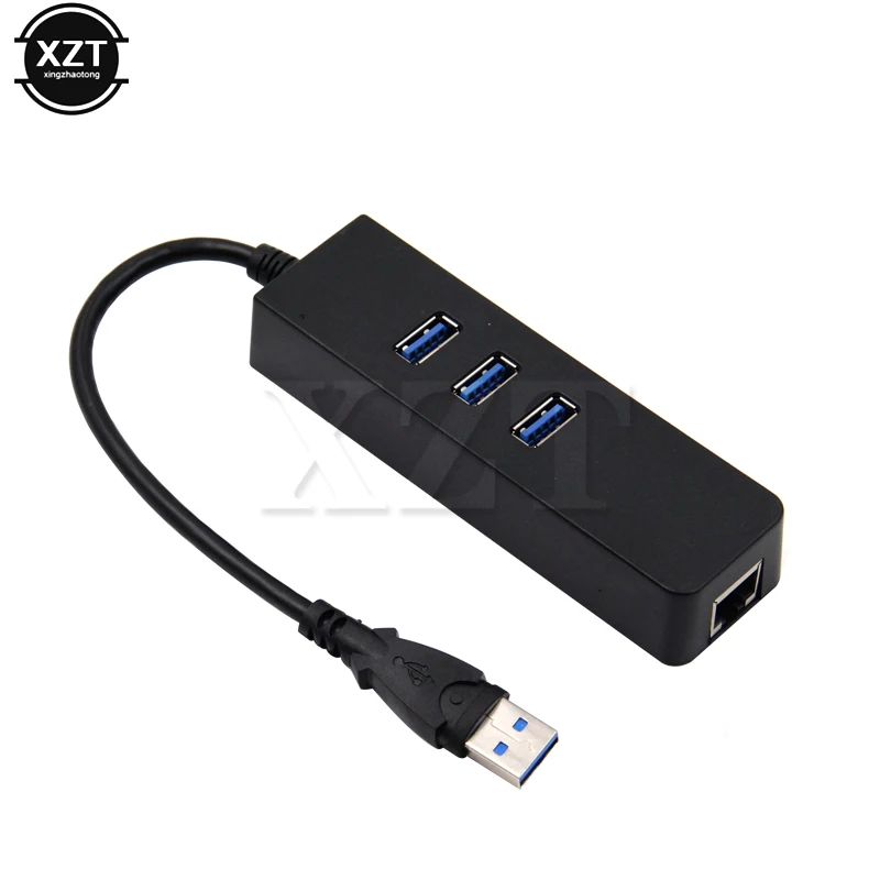 1 шт. высокоскоростной концентратор с 3 портами USB 0 100/1000 Мбит/с RJ45 конвертер Gigabit