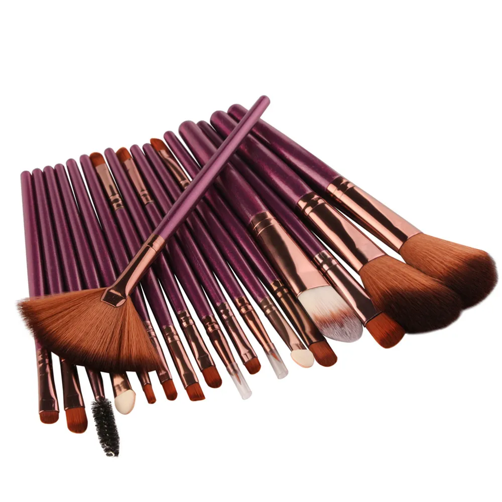 

18 pcs Makeup Brushes Set tools Professional Foundation brush Concealer Lip Blusher Powder Eyeshadow Make Up Brushes Kit #43