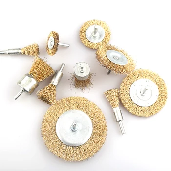 

6mm Steel wire brush grinding wheel derusting steel wire wheel polishing brush electric grinding electric Angle grinder