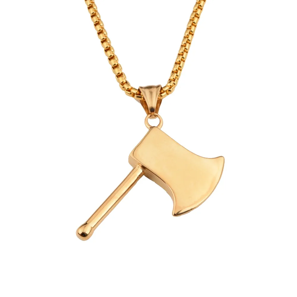 2019 Новое поступление мужское ожерелье в стиле хип-хоп панк 316 из нержавеющей