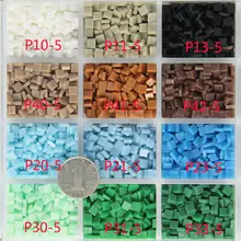 800 шт./упак. 5 мм акриловые мозаика хобби «Сделай Сам ремесленные Материал. DIY аксессуары, миниатюрная мозаичная плитка из эпоксидной смолы для хобби