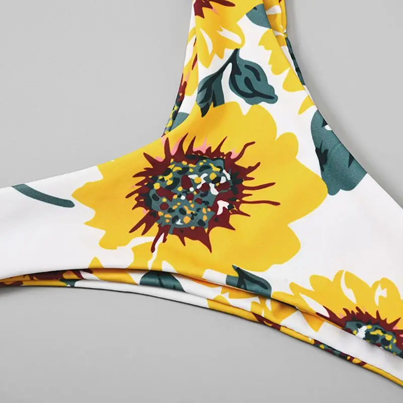 

2019 1 PC2019 Women Swimwear Bikini Suit Bow-Tie Push-Up Padded Bathing Beachwear Set Thong Beachwear